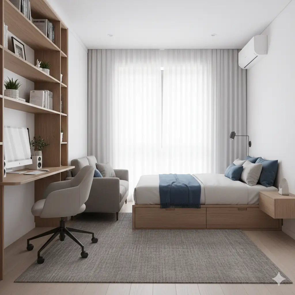 Ремонт маленькой комнаты в Москве