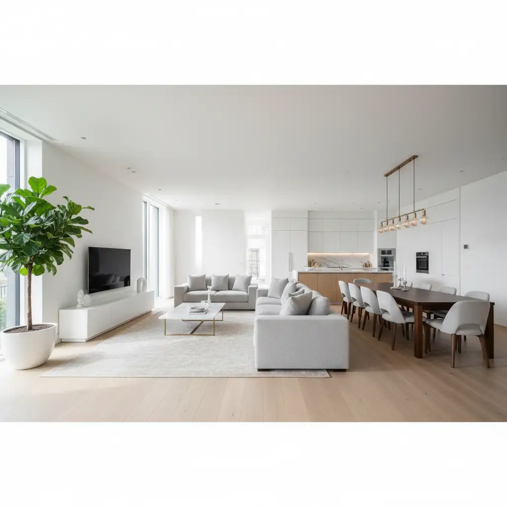 Ремонт большой комнаты в Москве