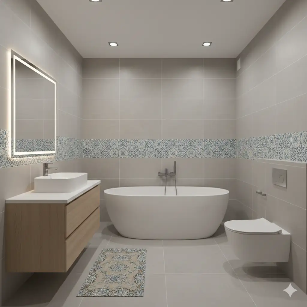 Ремонт ванной комнаты в новостройке в Москве