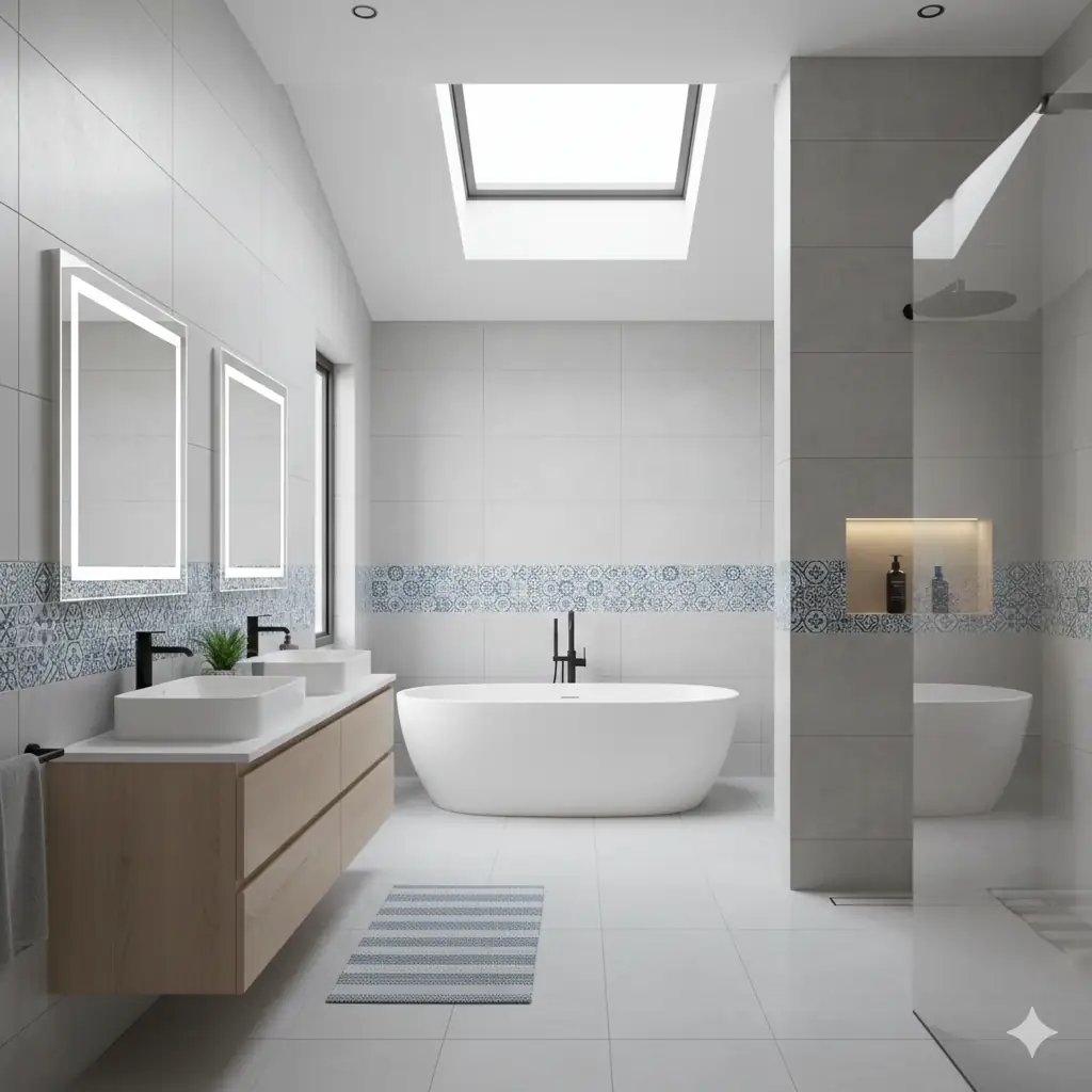 Ремонт большой ванной в Москве