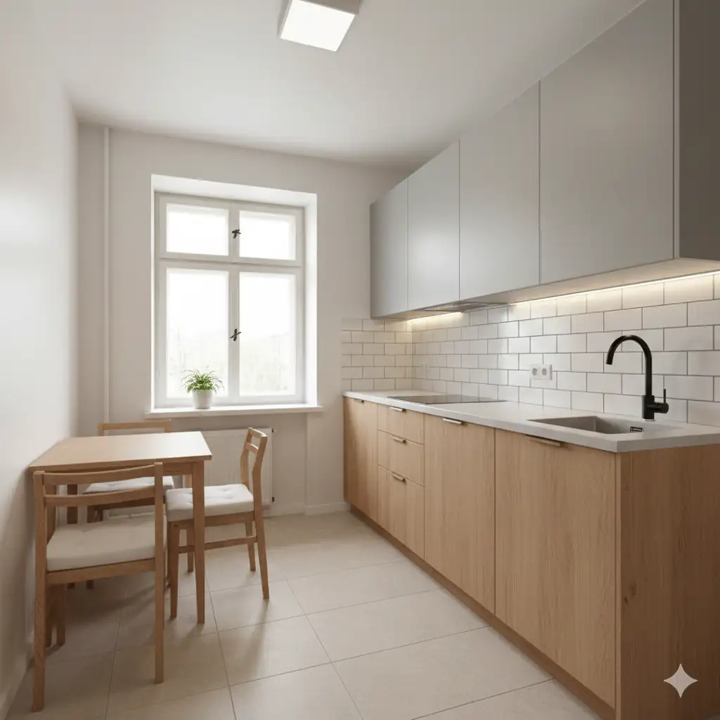 Ремонт кухни в хрущёвке в Москве