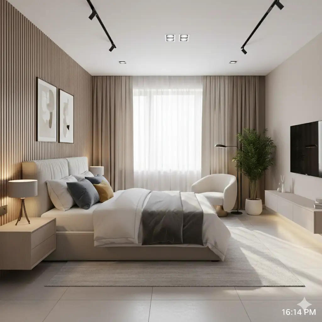 Ремонт спальни под ключ в Москве