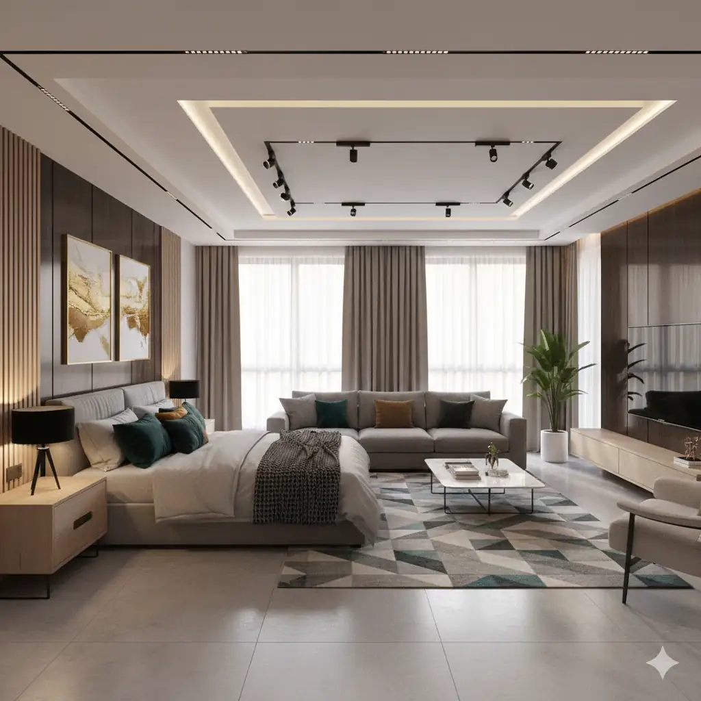 Ремонт спальни с гостиной в Москве