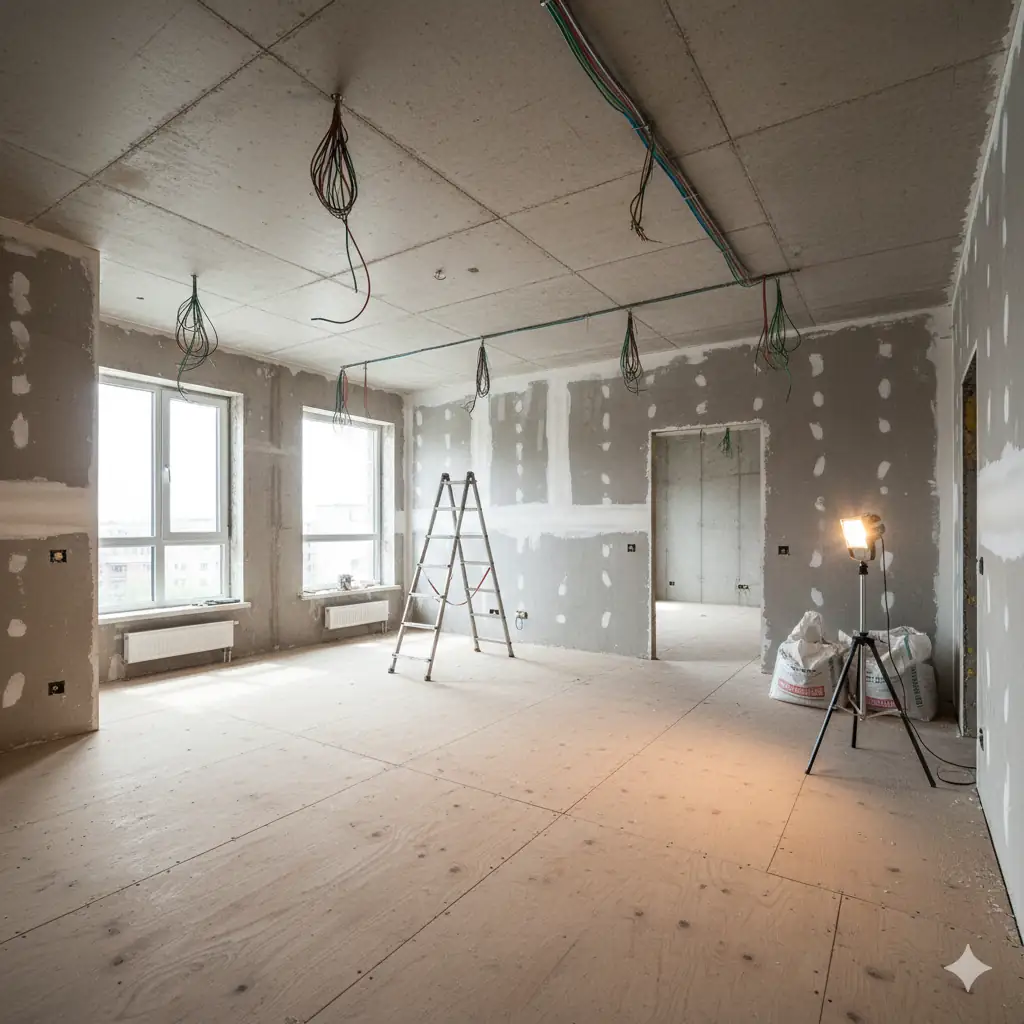 Черновой ремонт 2-к квартиры в Москве