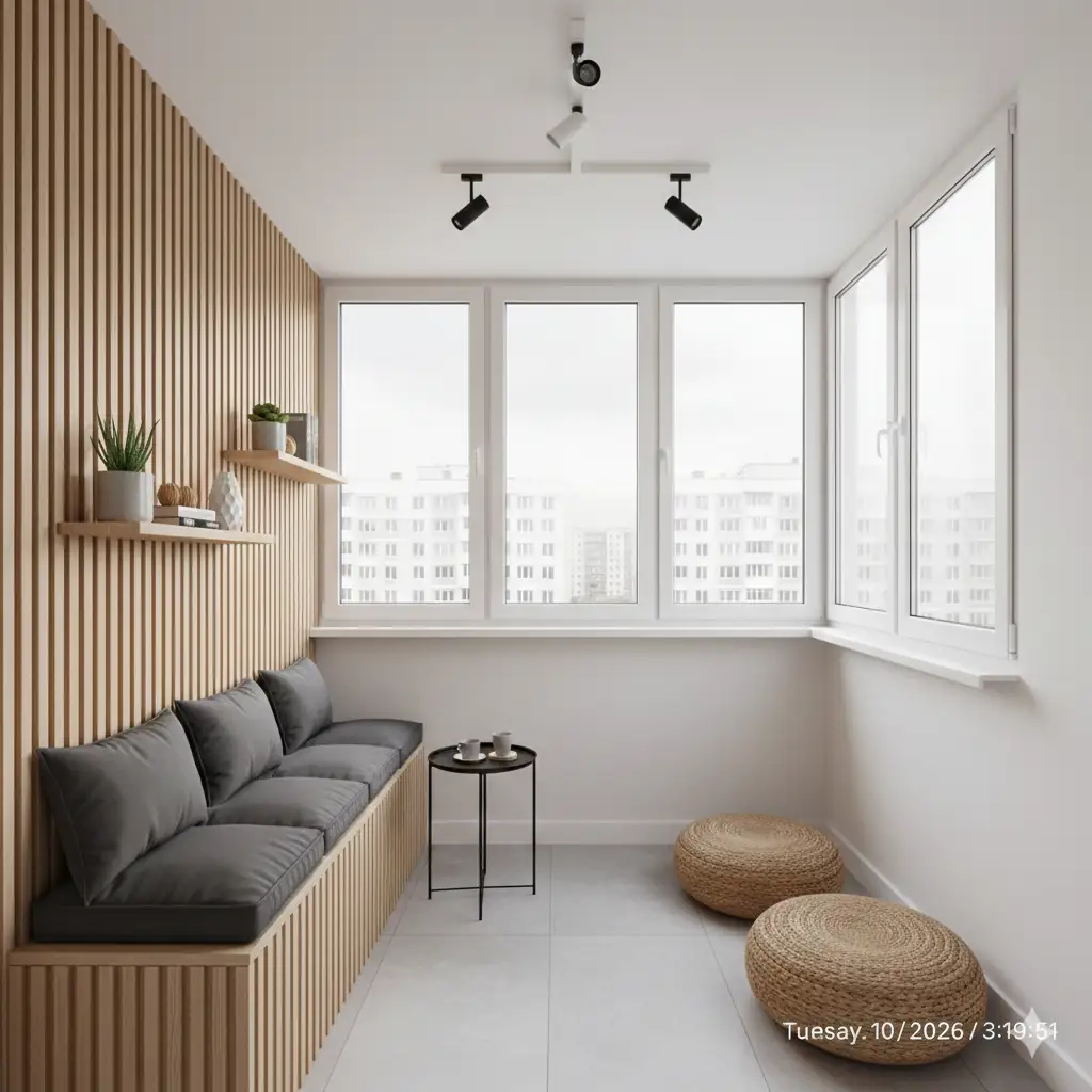 Ремонт балкона в хрущёвке в Москве