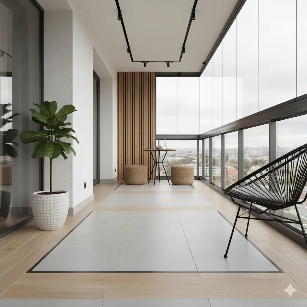 Ремонт пола на балконе в Москве