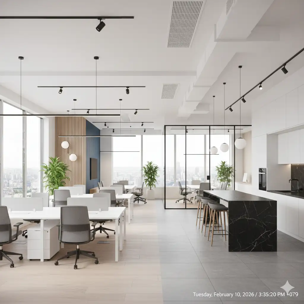 Косметический ремонт офиса в Москве