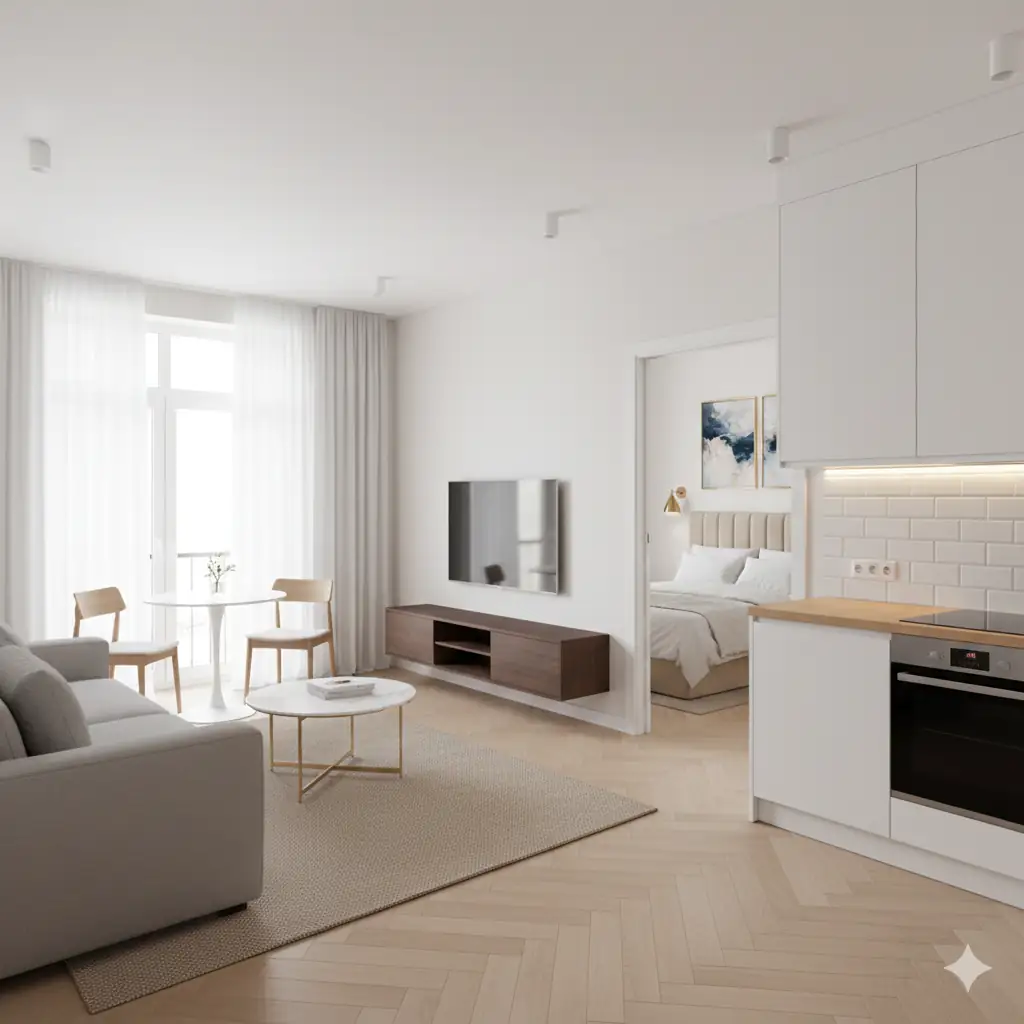 Ремонт 2-к квартиры 44 м2 в Москве