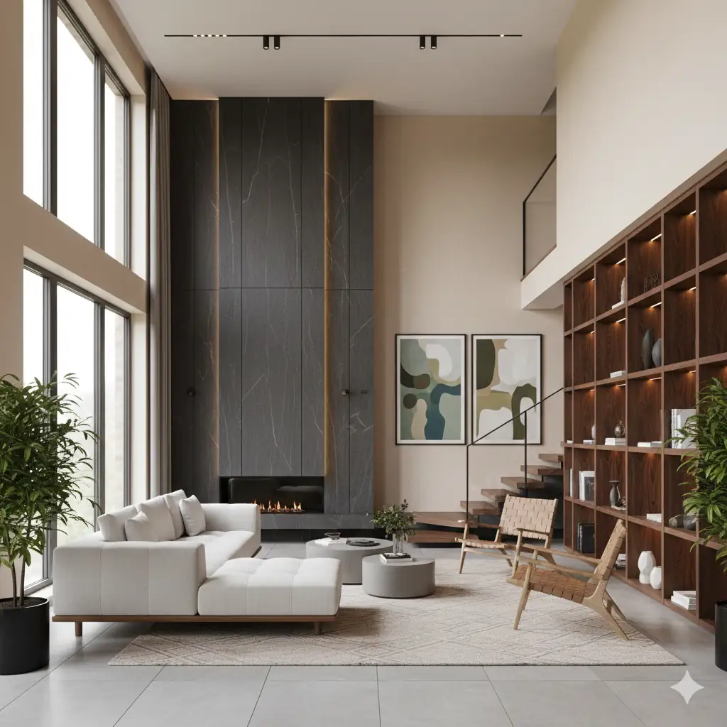 Дизайнерский ремонт коттеджа в Москве