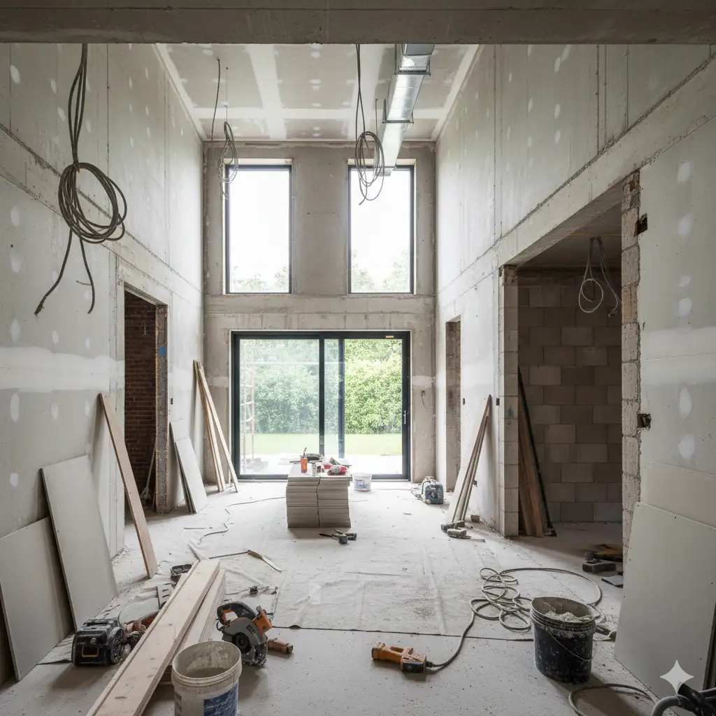 Черновой ремонт дома в Москве