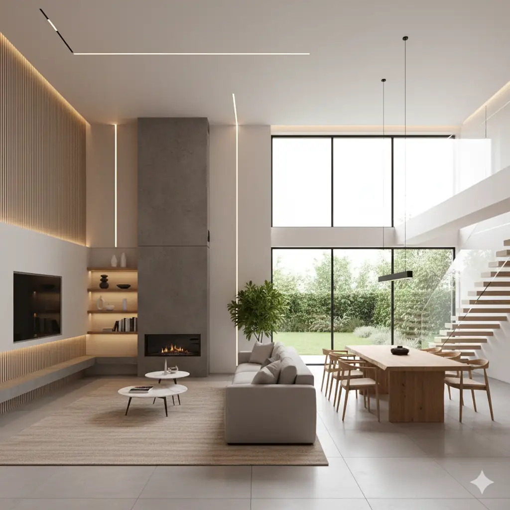 Внутренняя отделка дома в Москве