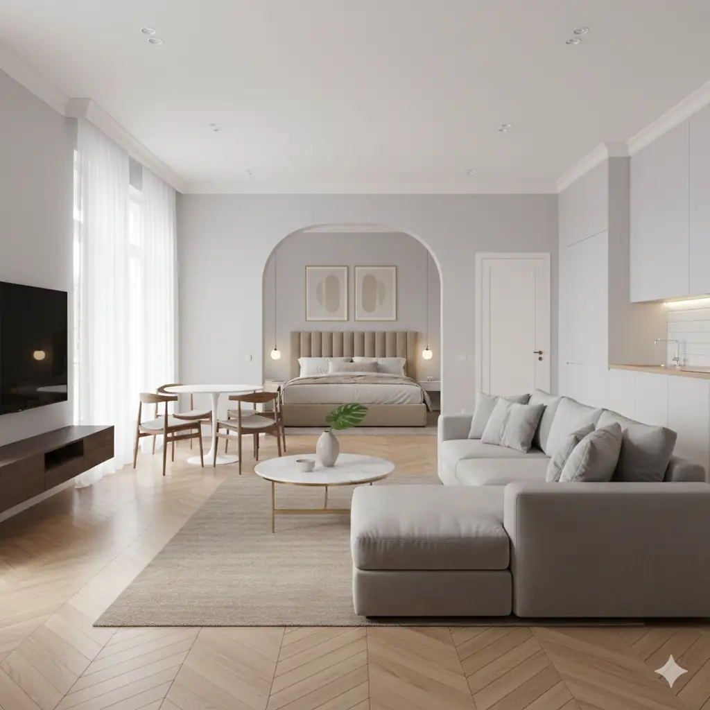 Капитальный ремонт 3-к квартиры в Москве