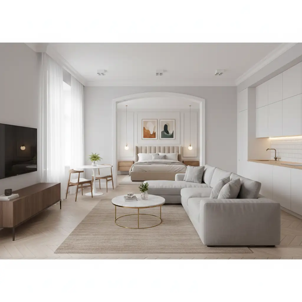 Евроремонт 3-к квартиры в Москве