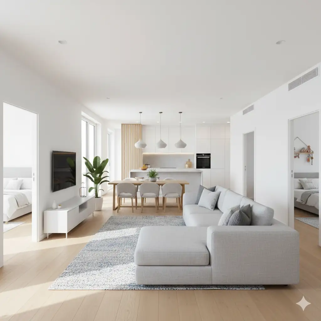 Дизайн 3-комнатной квартиры в Москве