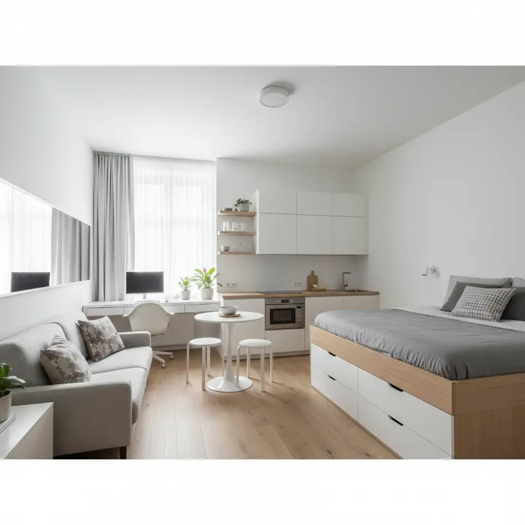 Дизайн квартир 35 м² в Москве