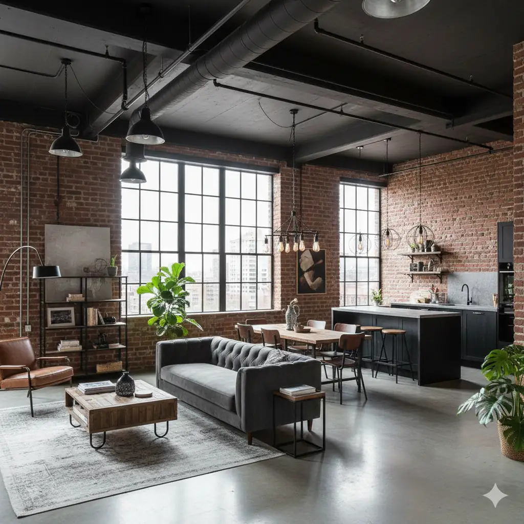 Дизайн квартир в стиле лофт в Москве