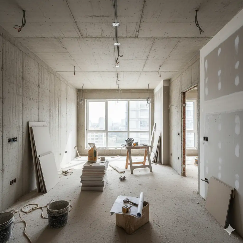 Черновая отделка квартиры в Москве