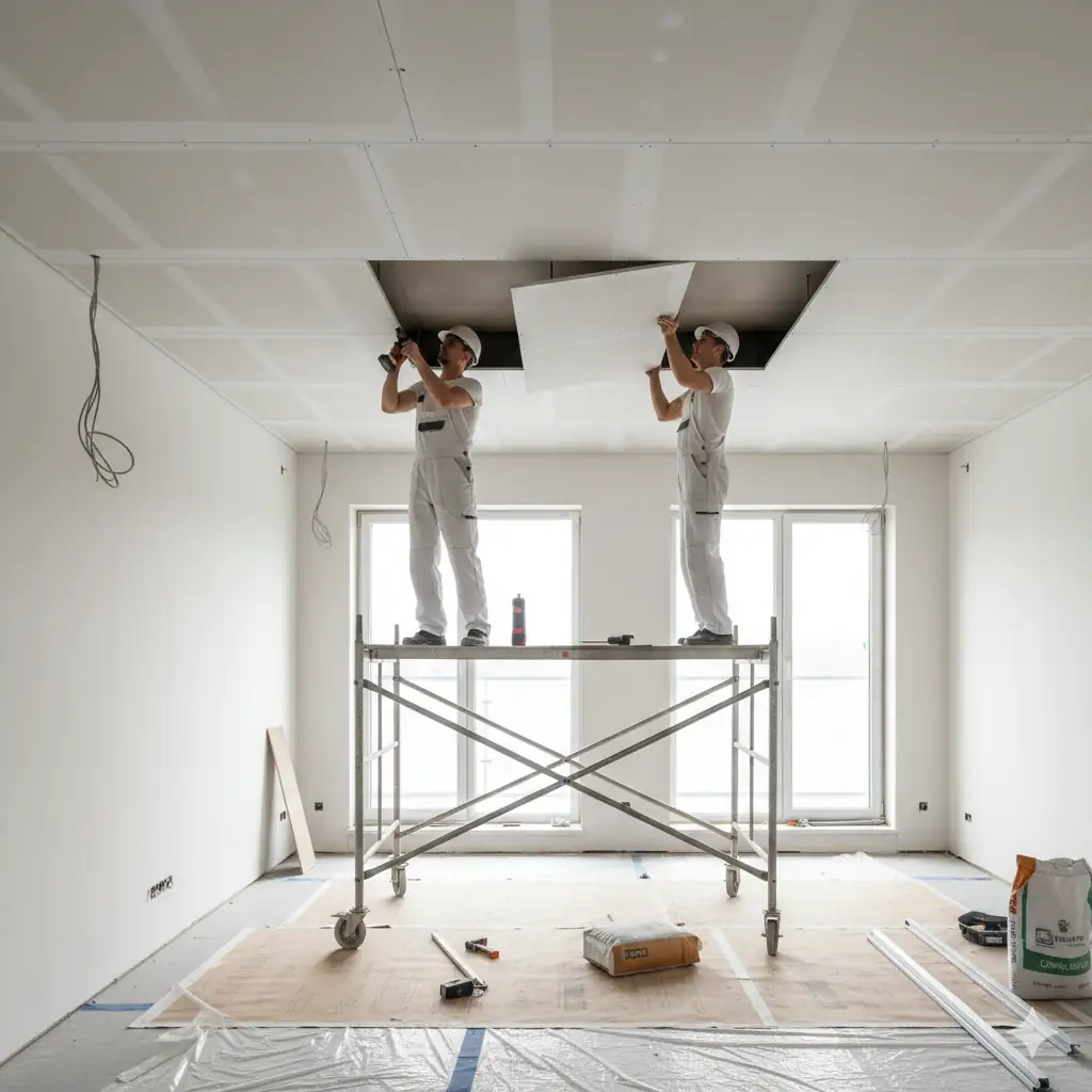 Ремонт потолка в Москве