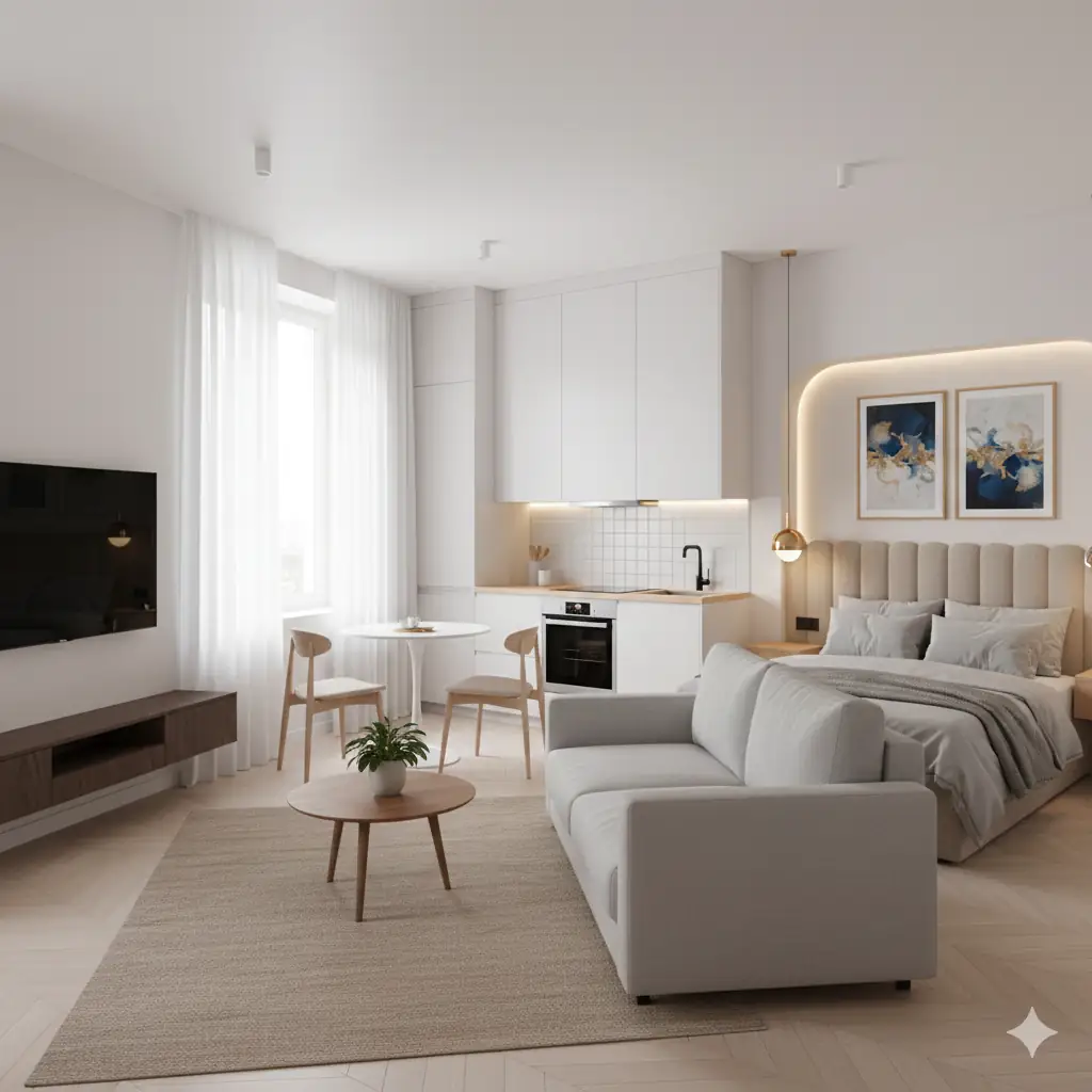 Ремонт студии 30 м2 в Москве