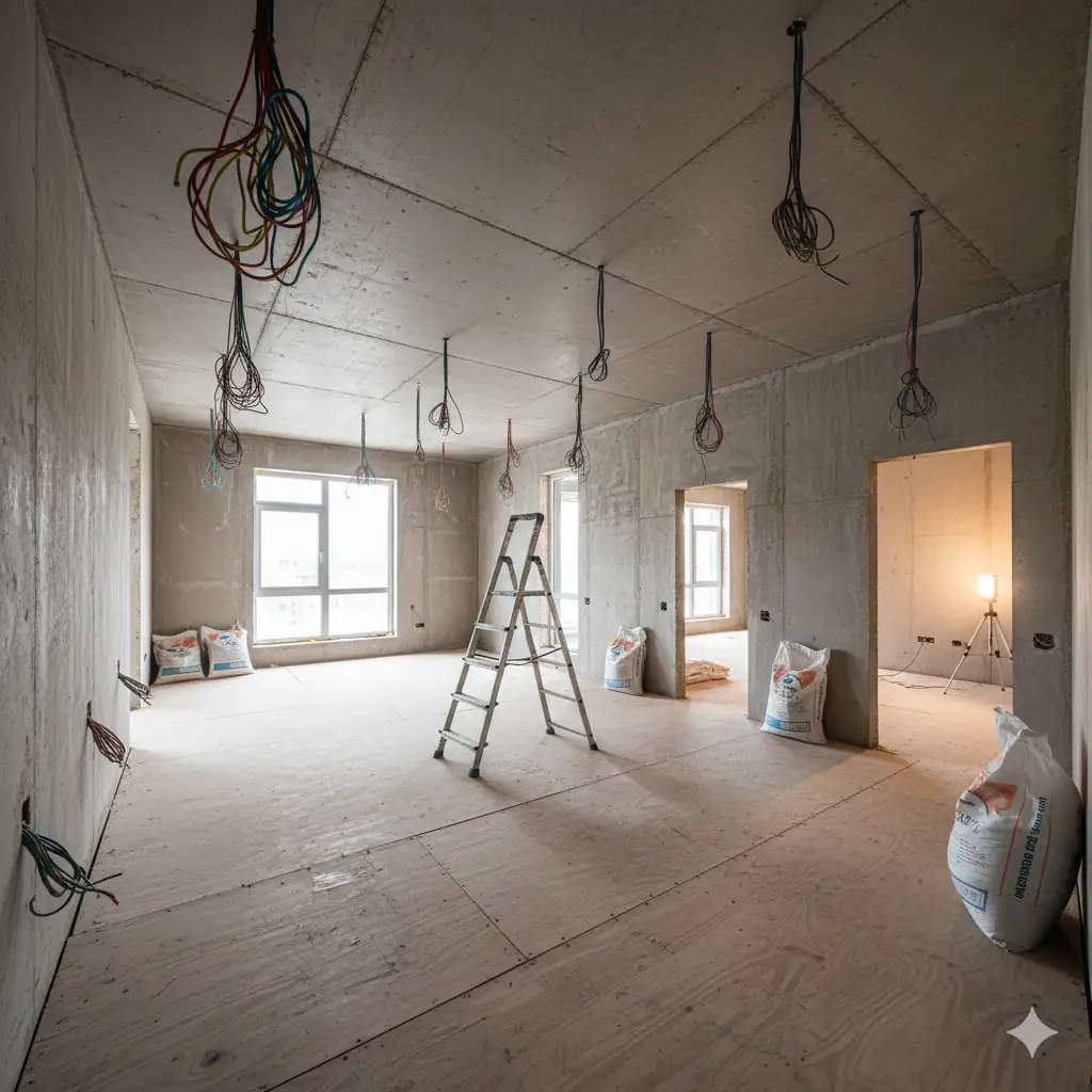 Черновой ремонт в новостройке в Москве