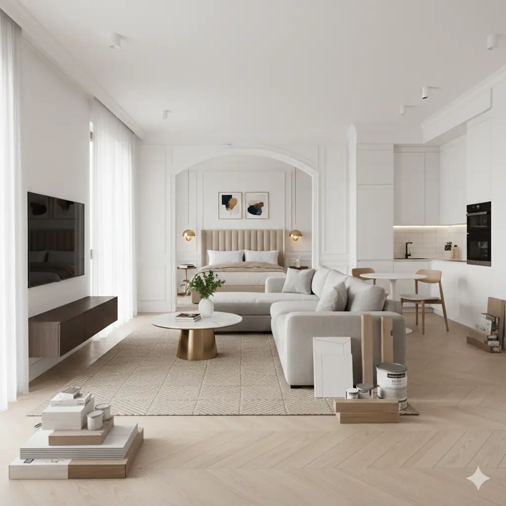 Ремонт в новостройке с материалами в Москве