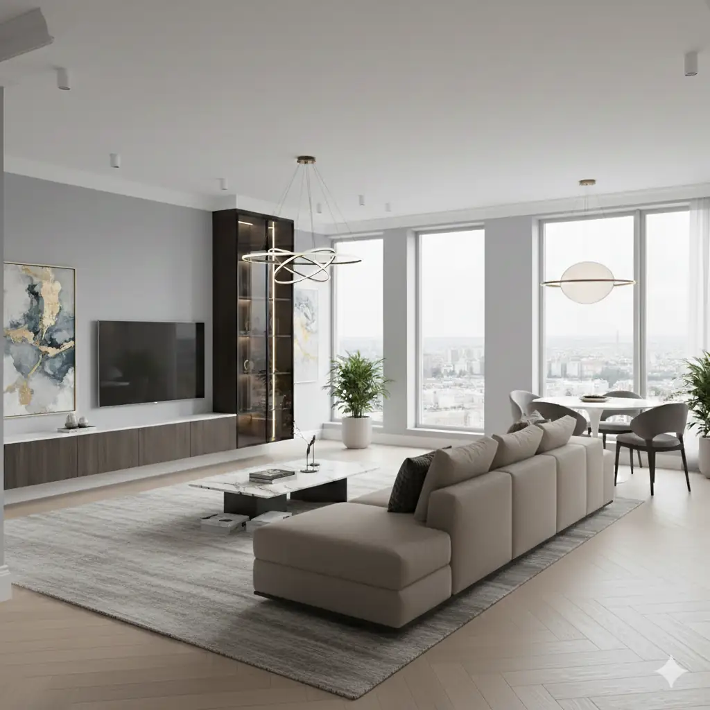 Евроремонт под ключ с материалами в Москве