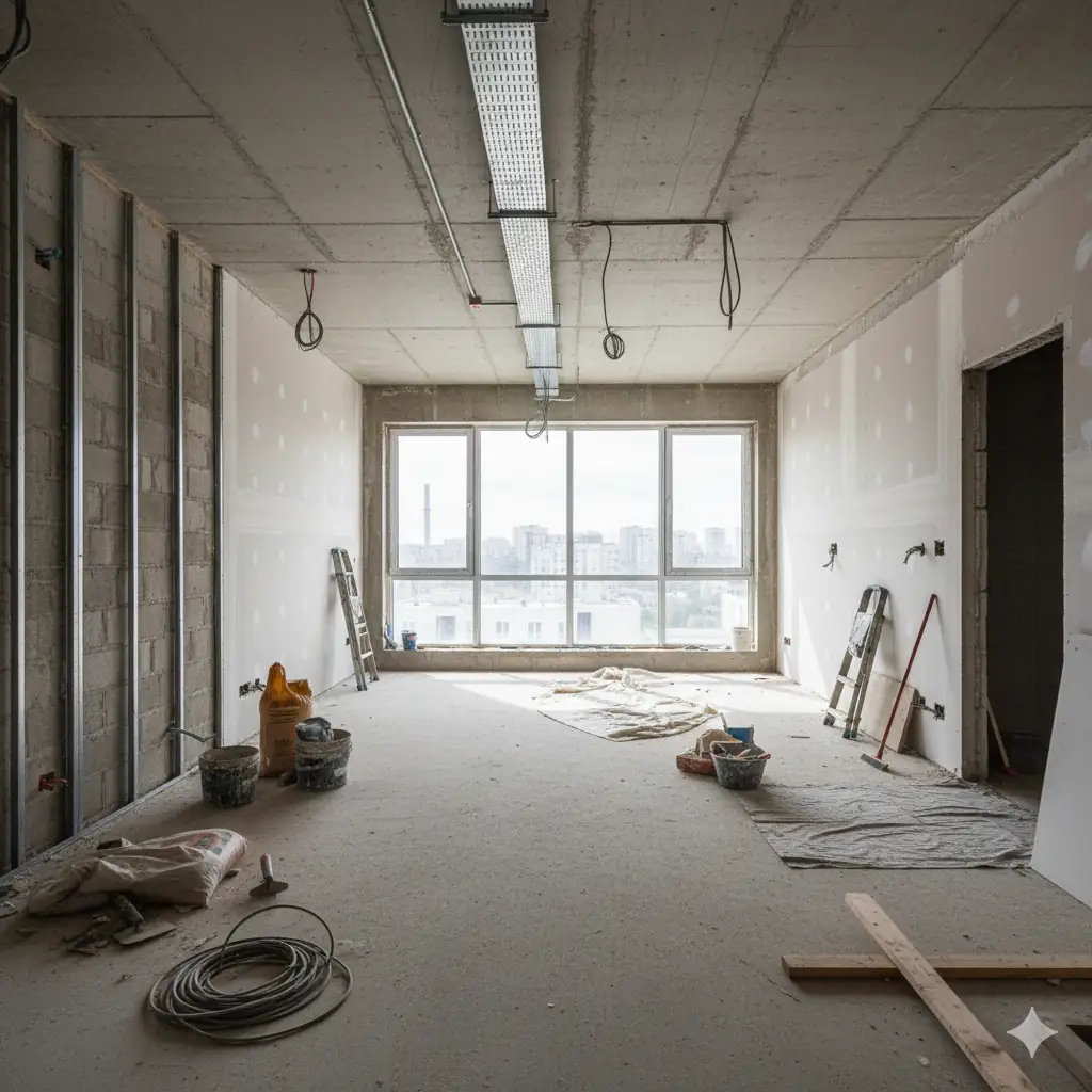 Черновой ремонт квартиры в Москве