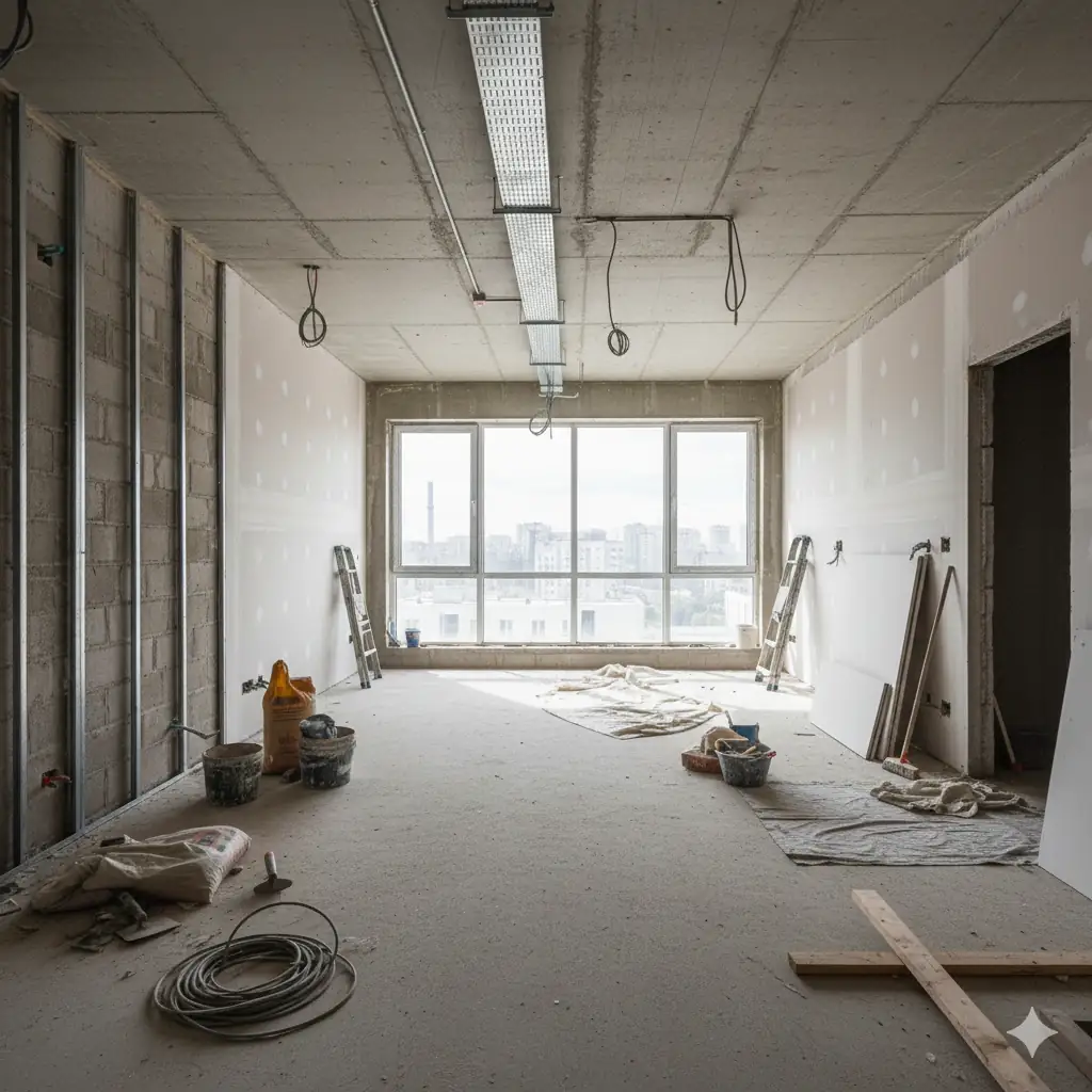 Черновой ремонт с материалами в Москве