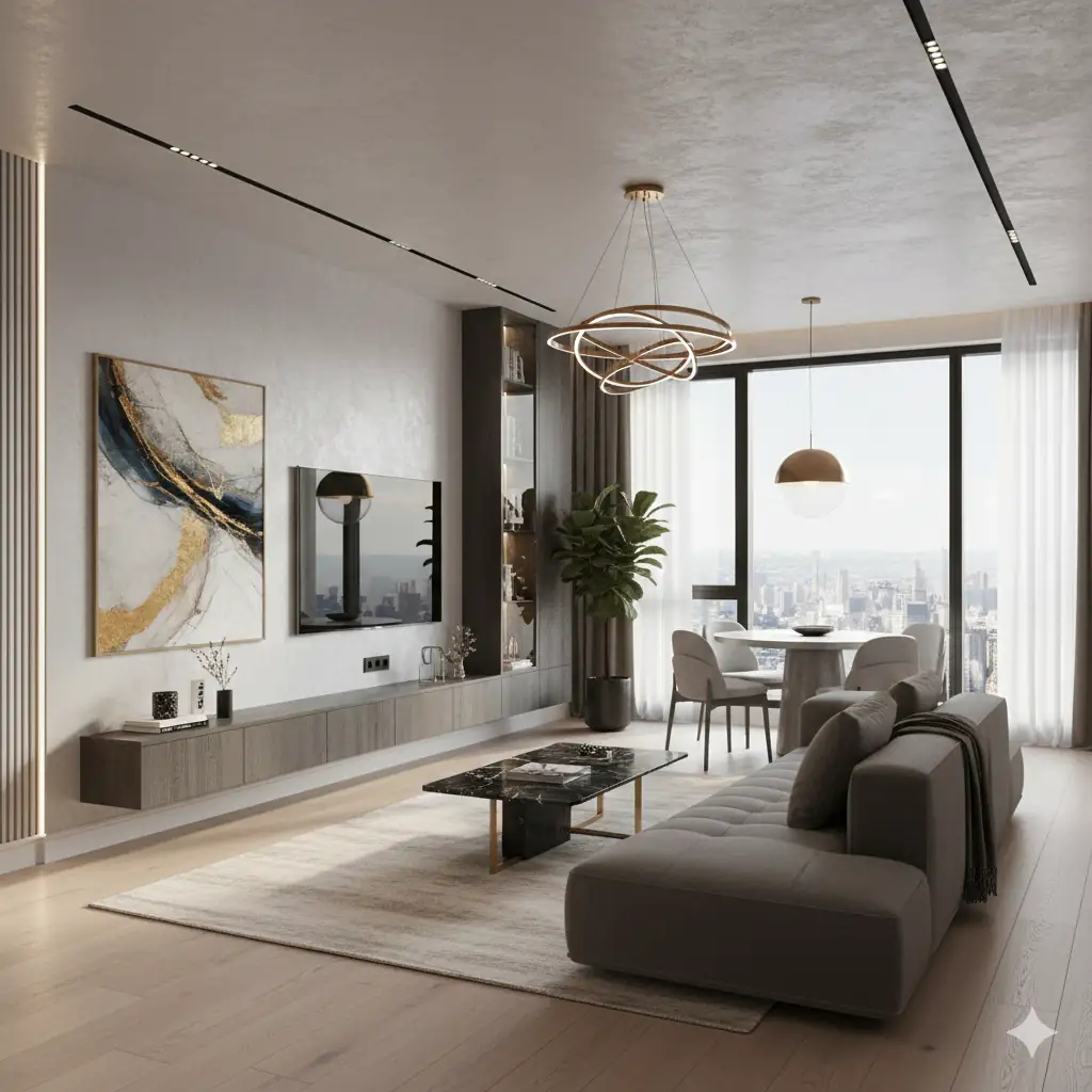 Дизайнерский ремонт квартиры в Москве