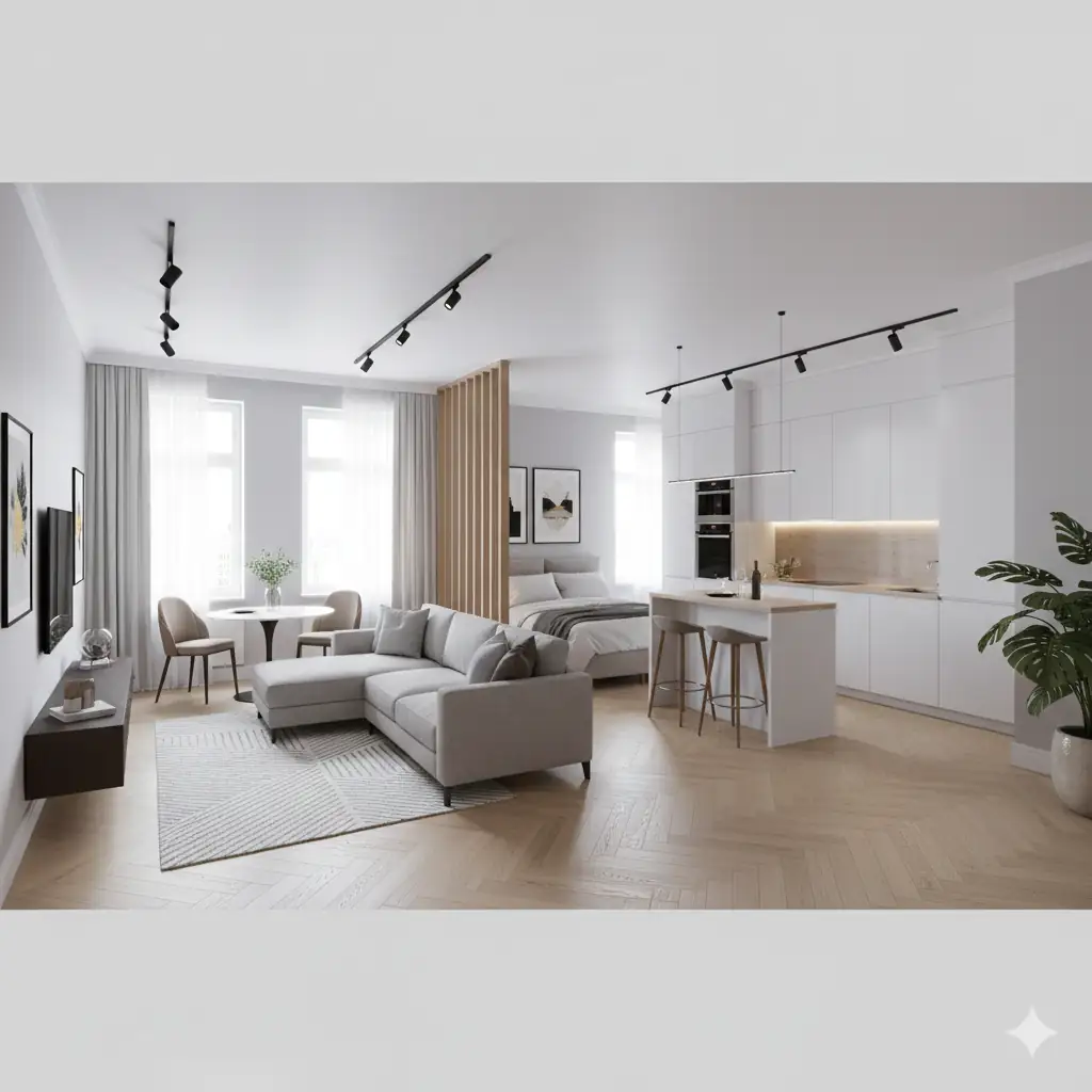 Ремонт квартир 35 м2 в Москве