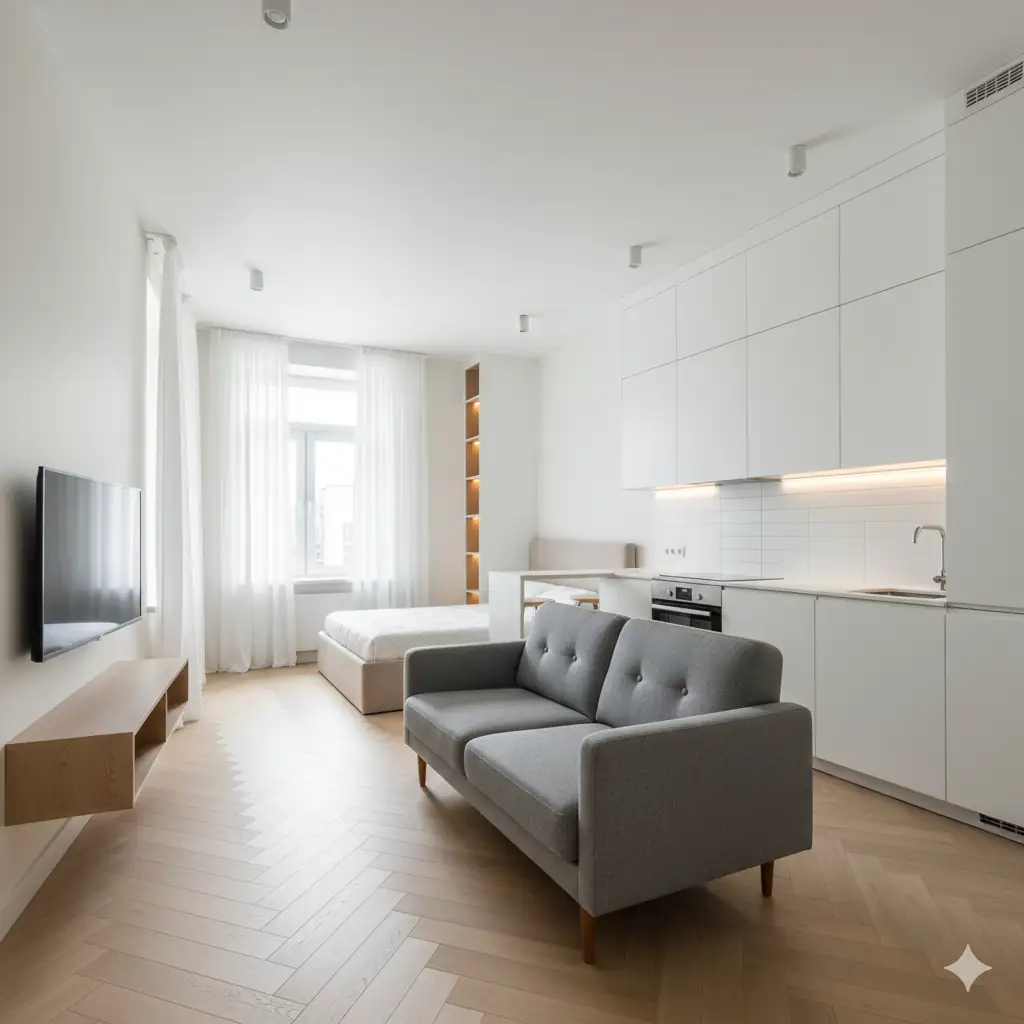 Ремонт 1-к квартиры в хрущёвке в Москве