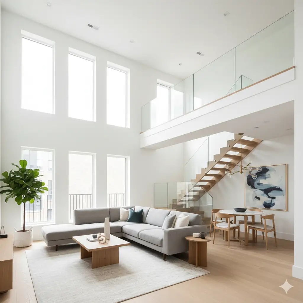 Ремонт двухуровневой квартиры в Москве